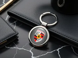 Porsche Süße Schlüsselanhänger Glänzend Stilvoll Legierung